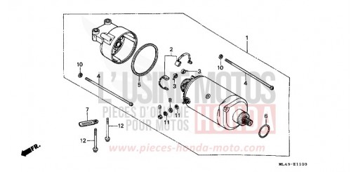 MOTORINO DI AVVIAMENTO (CB350SG/CB450SG) CB450SG di 1986